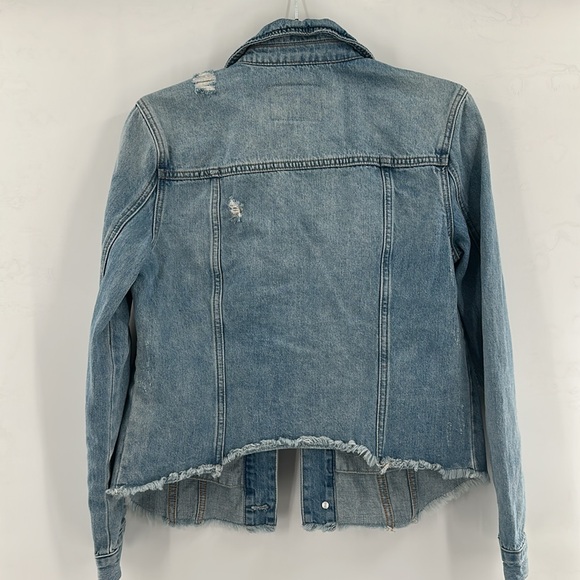 Blank NYC Distressed Jean‎ Jacket Small - Picture 6 of 7
